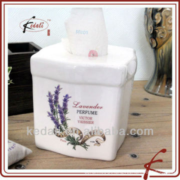 ceramic cube tissue box